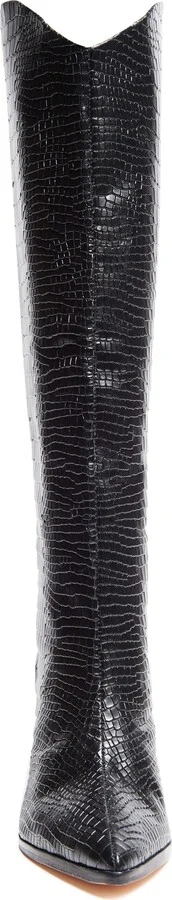 Maryana Pointed Toe Block Heel Knee High Boot - Image 4