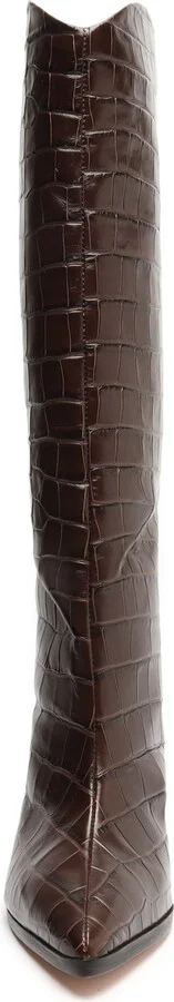 Maryana Pointed Toe Block Heel Knee High Boot - Image 11
