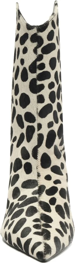 Maryann Curve Genuine Calf Hair Pointed Toe Bootie - Image 4
