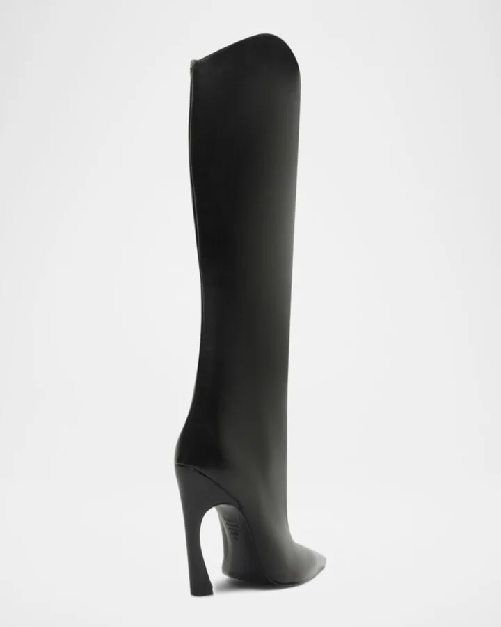 Maryann Up Leather Curve Tall Boots - Image 7
