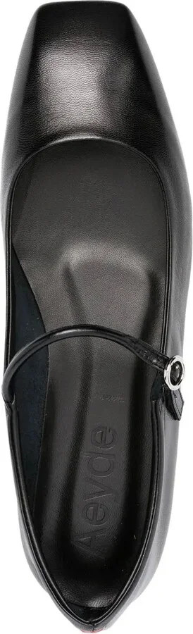 Maryjane leather ballerina shoes - Image 4