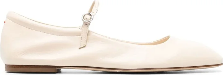 Maryjane leather ballerina shoes