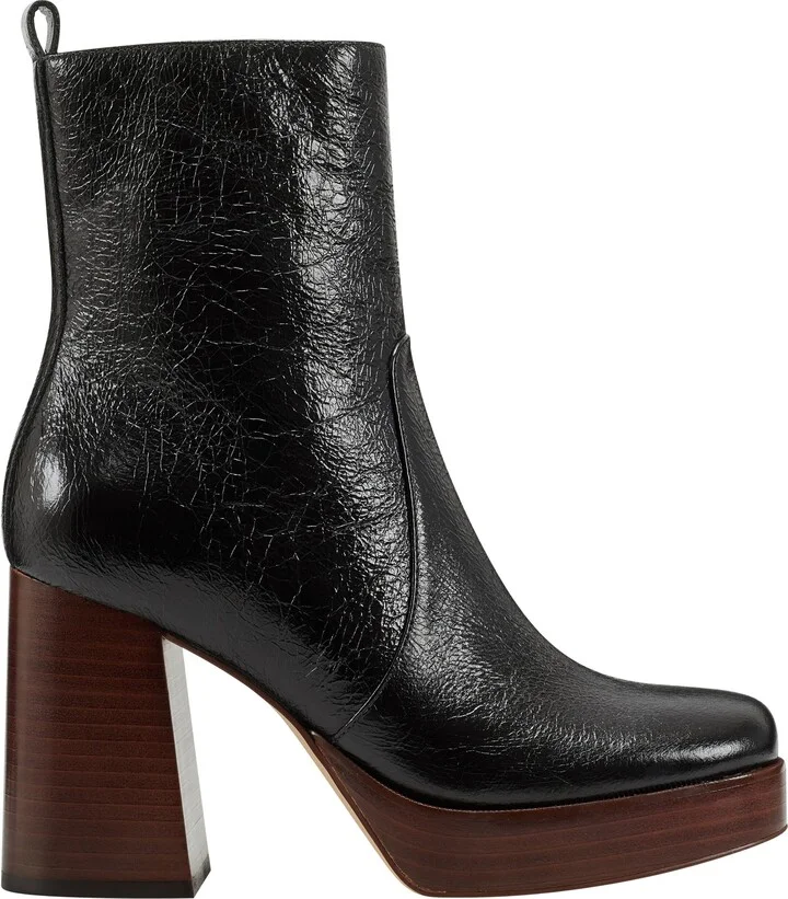 Marysa Block Heel Platform Bootie - Image 3