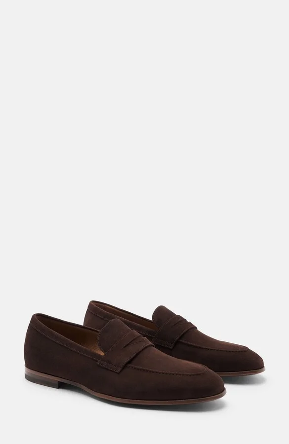 Dark Brown Suede
