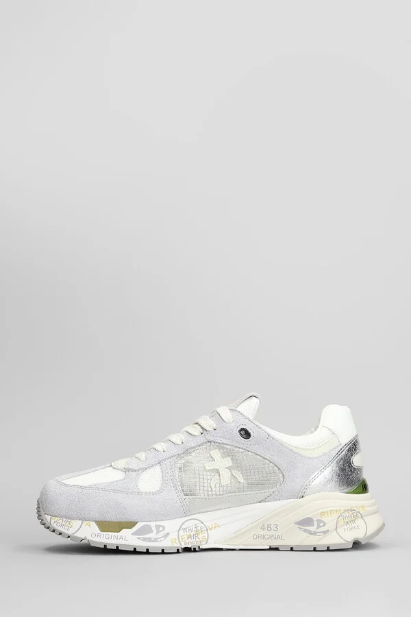 Mase Sneakers In Grey Suede And Fabric - Image 3