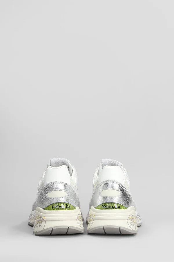 Mase Sneakers In Grey Suede And Fabric - Image 4