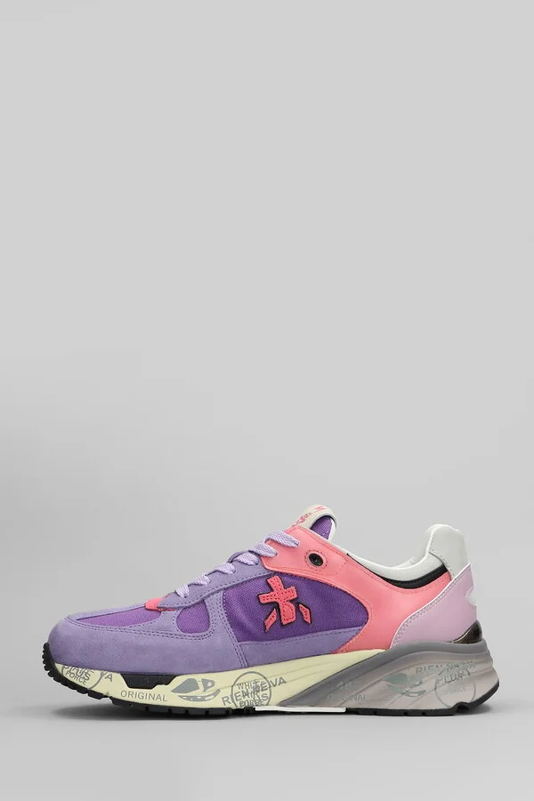 Mase Sneakers In Viola Suede And Fabric - Image 3
