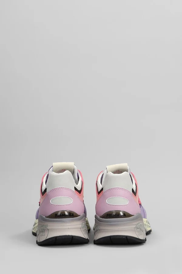 Mase Sneakers In Viola Suede And Fabric - Image 4