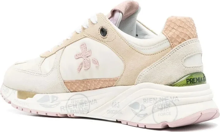 Mased lace-up sneakers - Image 3
