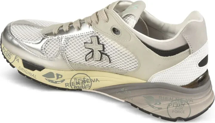 Mased metallic-panel sneakers - Image 3