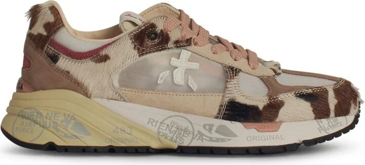 'mased' Multicolor Leather Blend Sneakers