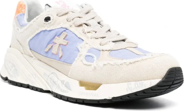 Mased panelled sneakers - Image 2