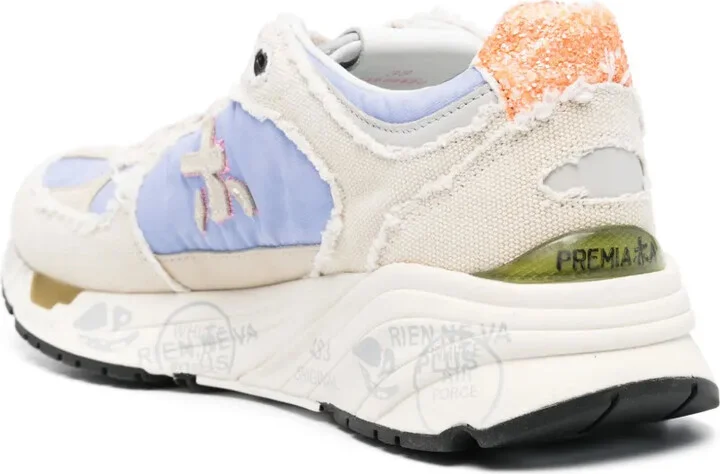 Mased panelled sneakers - Image 3