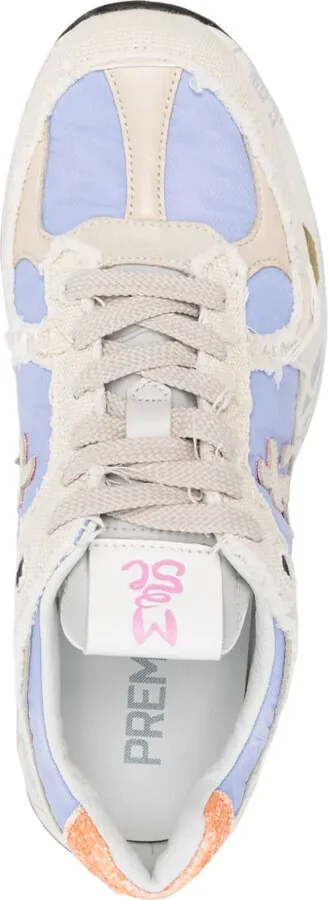 Mased panelled sneakers - Image 4
