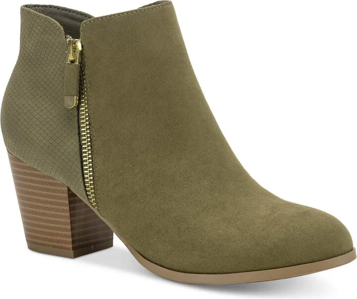 Masrinaa Womens Microsuede Ankle Booties