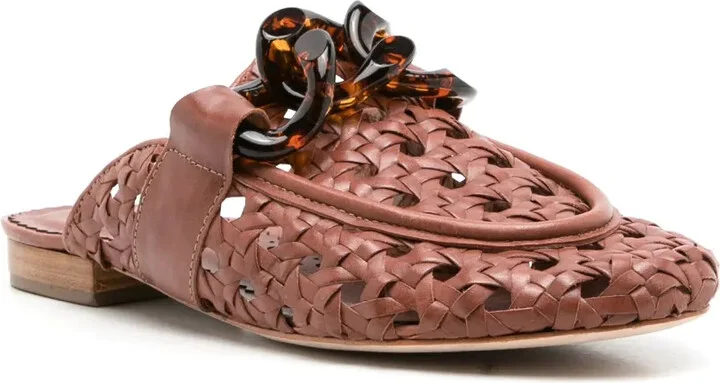 Massena woven flat mules - Image 2