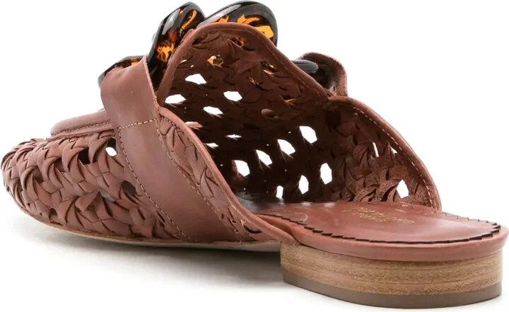Massena woven flat mules - Image 3
