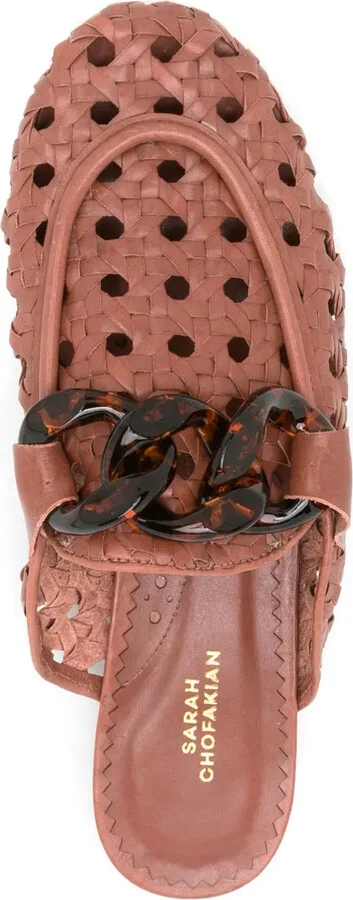 Massena woven flat mules - Image 4