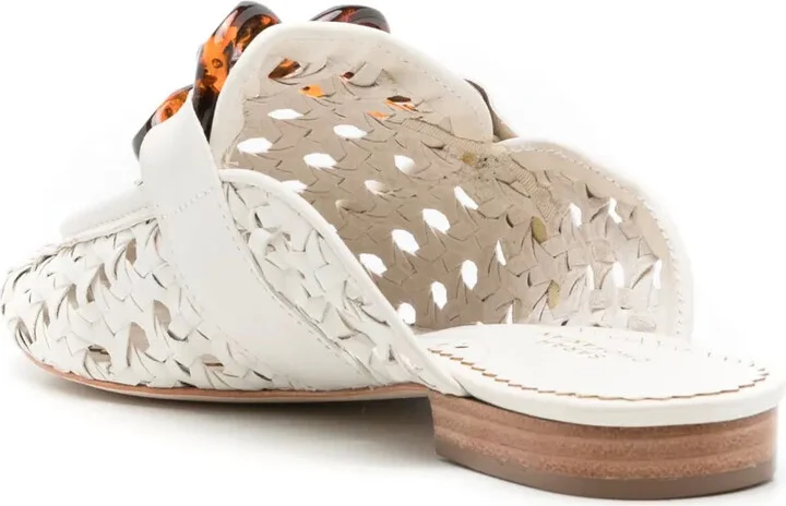 Massena woven flat mules - Image 3