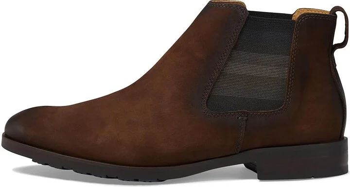 Massimo Matteo Chelsea Classic Boots Men's Boots Cafe Nubuck : 11.5 D - Medium, Leather - Image 5