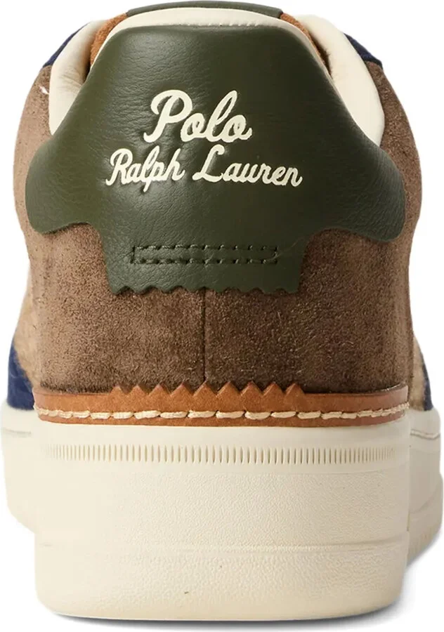 Masters suede-panelled tweed sneakers - Image 3