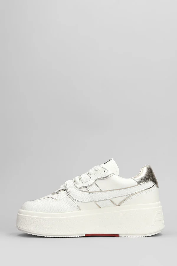 Match Bis Sneakers In White Leather - Image 3