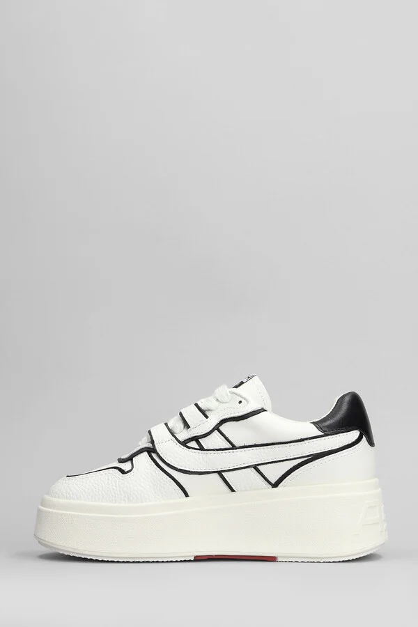 Match Bis Sneakers In White Leather - Image 3