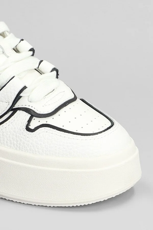 Match Bis Sneakers In White Leather - Image 5