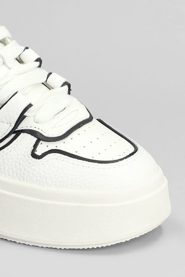 Match Bis Sneakers In White Leather - Image 5