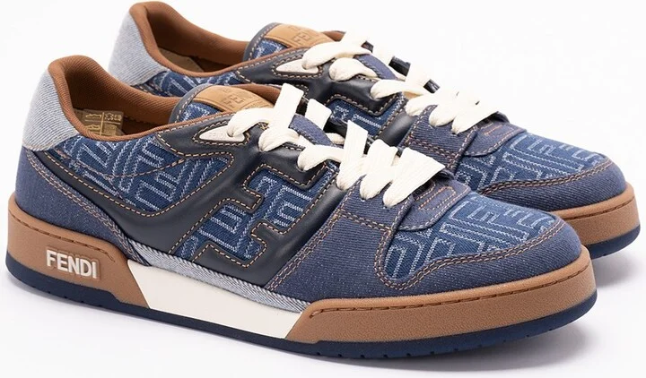 ` Match` Denim Sneakers - Image 2