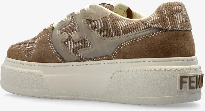 Match FF Jacquard Flatform Sneakers - Image 2
