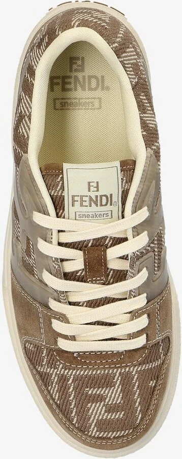 Match FF Jacquard Flatform Sneakers - Image 3