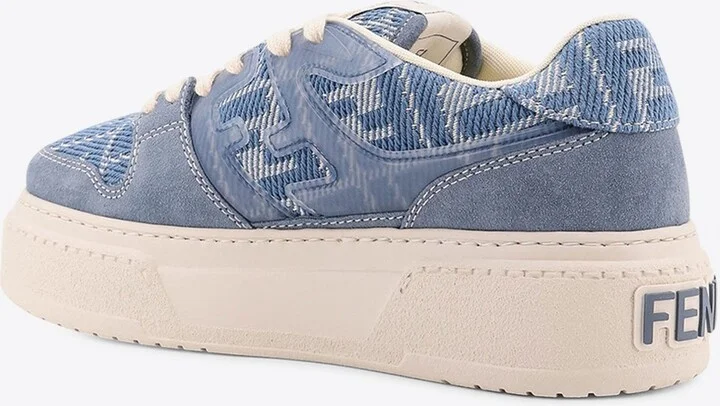 Match FF Jacquard Flatform Sneakers - Image 2
