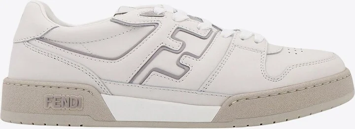 Match FF Jacquard Leather Sneakers