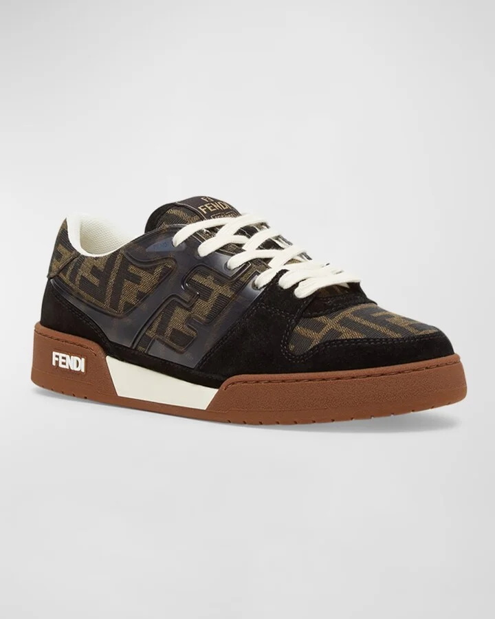 Match FF Jacquard Low-Top Sneakers - Image 3