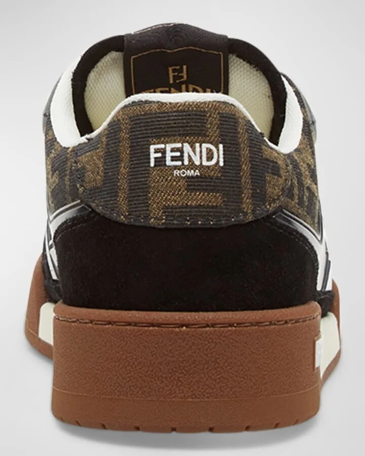 Match FF Jacquard Low-Top Sneakers - Image 4