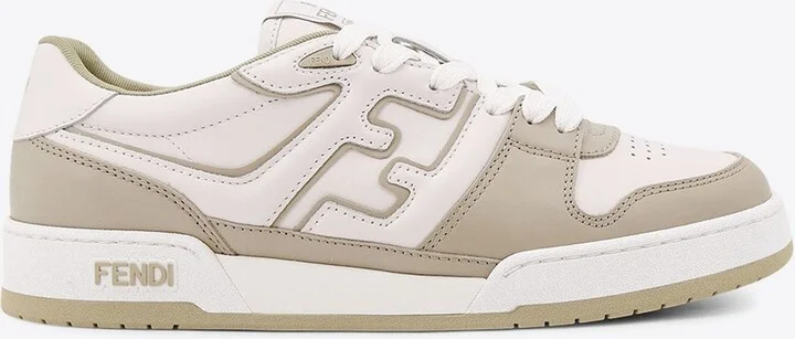 Match Leather Low-Top Sneakers