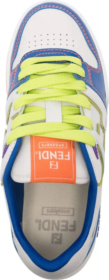 Match leather sneakers - Image 4