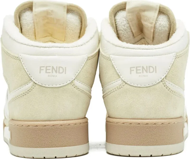 Match leather sneakers - Image 3