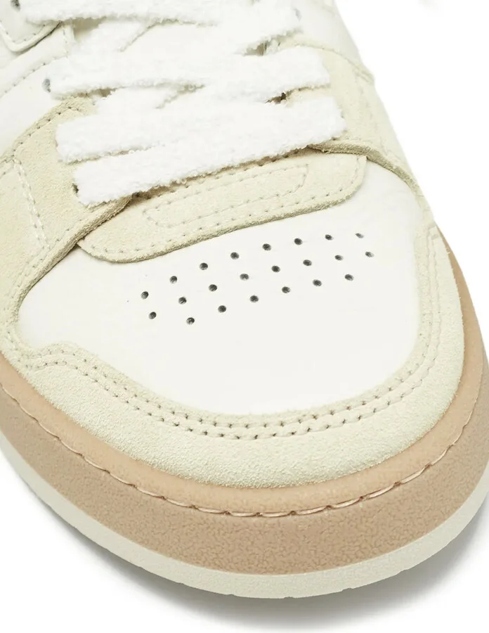 Match leather sneakers - Image 5