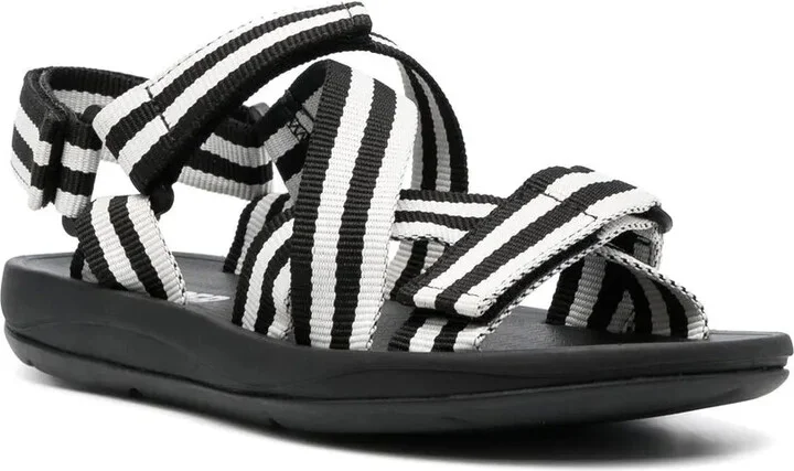 Match stripe-print sandals - Image 2