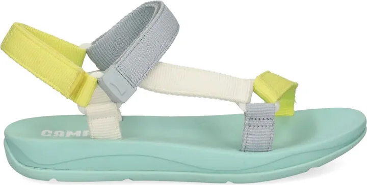 Match Twins colour-block sandals
