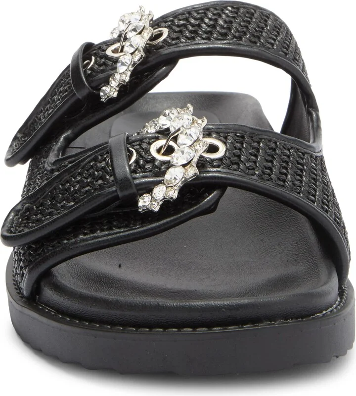 Matcha Crystal Strap Slide Sandal - Image 3