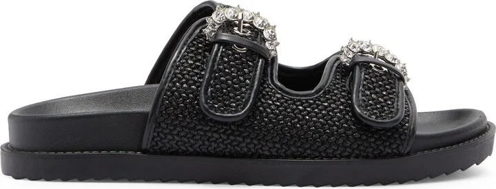Matcha Crystal Strap Slide Sandal - Image 4