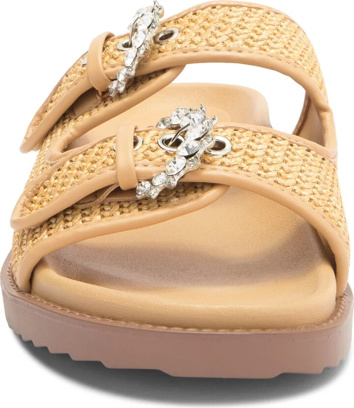 Matcha Crystal Strap Slide Sandal - Image 9