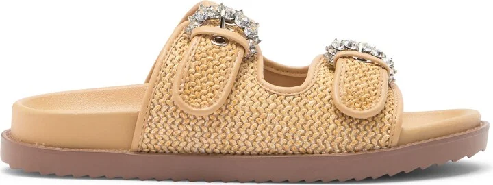 Matcha Crystal Strap Slide Sandal - Image 10