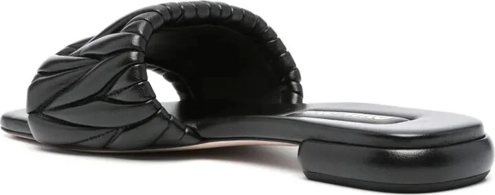 Matelassé Leather Sandals - Image 3
