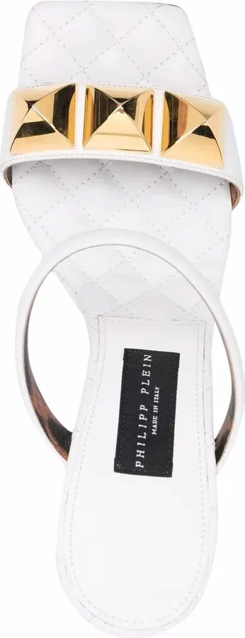 Matelasse leather wedges - Image 4