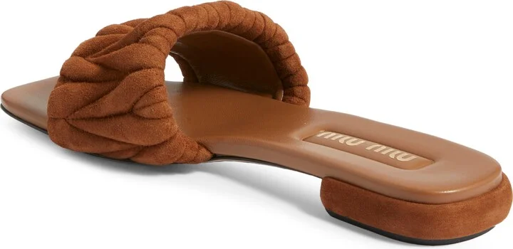 Matelassé Slide Sandal - Image 2