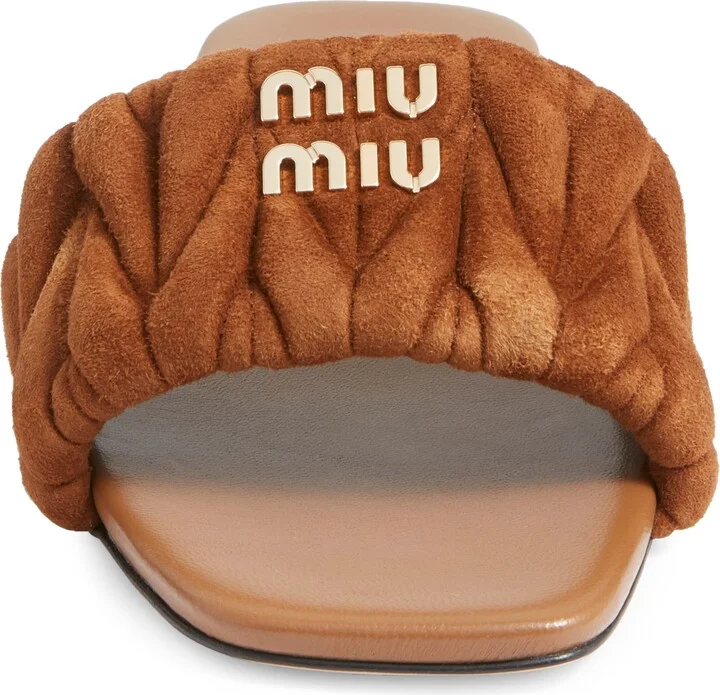 Matelassé Slide Sandal - Image 4